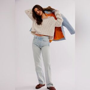RE/DONE '90s High-Rise Loose Jeans size 24 NWT Ranch Water